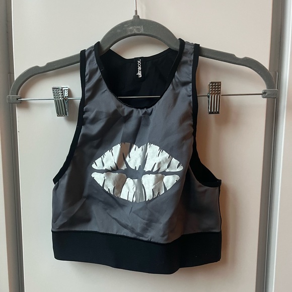 Ultracor Altitude Lux Make Out Sports Bra in Silver - Picture 2 of 3